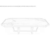 Low Calacatta Oro marble coffee table Boretto