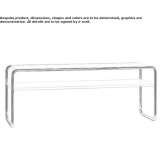 Low rectangular coffee table with integrated magazine rack Gelsa