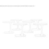 Cristalplant® oval coffee table Obolensk