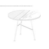 Round coffee table Westbury