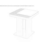 Square bronze coffee table Posada