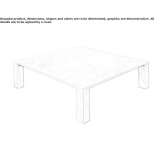 Low marble coffee table Curtin