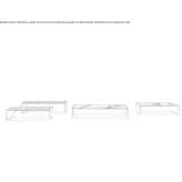 Low marble coffee table Bucknell