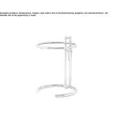 Coffee table made of glass and steel, adjustable in height Torrox