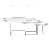 Coffee table with tray Quesa