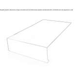 Low, rectangular, steel coffee table Prohn