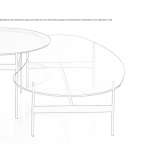 Low, glass coffee table for the living room Dubbo