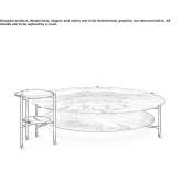 Round coffee table Dobrush