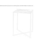 Square marble coffee table Letohrad