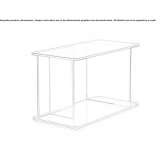 Rectangular coffee table made of tempered glass Vetovo