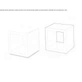 Square coffee table made of MDF Rehobeth