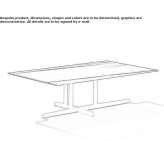 Rectangular marble coffee table Nyngan