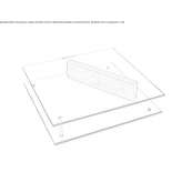Glass coffee table Camina