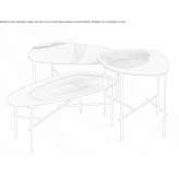 Metal coffee table Luunja