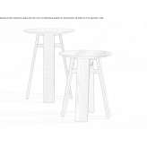 Solid wood coffee table Kukljica