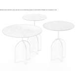 Round metal coffee table Calonge