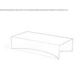 Low steel coffee table Trevelez