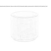 Round wooden coffee table Tomesti