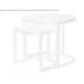 Ash coffee table and marble top Taquari