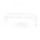Low square coffee table made of oak wood Couva