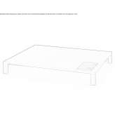 Niski prostokątny drewniany stolik kawowy Tryavna