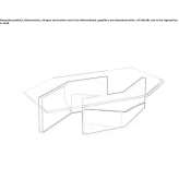 Hexagonal glass coffee table Acworth