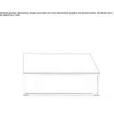 Low square coffee table Noves