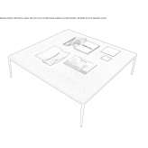 Square coffee table Pomarolo