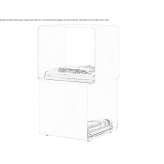 Coffee table/magazine rack Pitangui