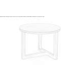 Marble coffee table/bedside table Pomarolo