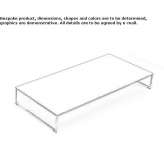 Low rectangular coffee table for the living room Noves