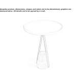 Solid Surface round coffee table Chamant