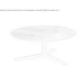 Round oak coffee table Arcos