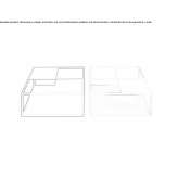 Square coffee table made of MDF Lechon