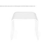 Square multi-layer wooden coffee table for the living room Bidingen