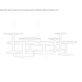 Round oak coffee table Cece