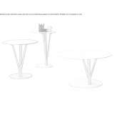 Metal coffee table Ohlsdorf