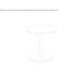 Wooden high side table Moere