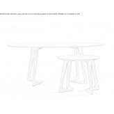 Solid wood coffee table for the living room Purgen