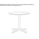 Low round marble coffee table with 4 star base Cabreuva