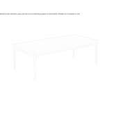 Rectangular wooden coffee table Pomarolo