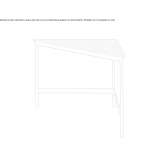 Triangular coffee table Tordera