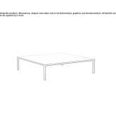 Low Techstone coffee table Apex