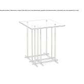 Square crystal coffee table Sniatyn