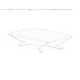 Extendable wooden table Rodeano