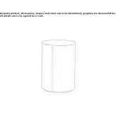 Round metal side table Weipa
