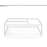 Coffee table with storage space Orsay