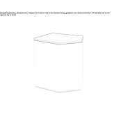 Wooden side table Orsay