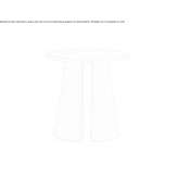 Round wooden coffee table Inga