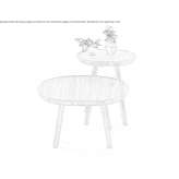 Round ash coffee table Antunez